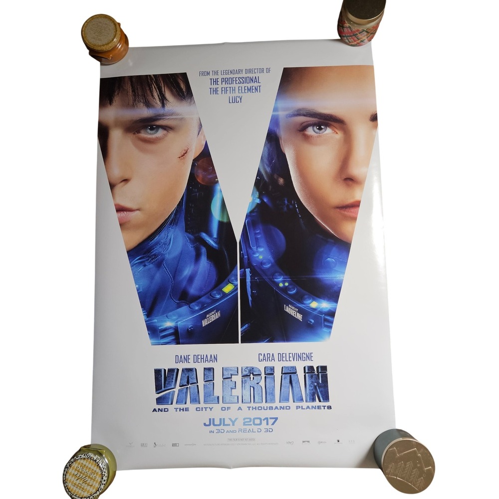 Valerian and the City of a Thousand Planets 2017 Promo Movie Poster 27x40 DeHaan